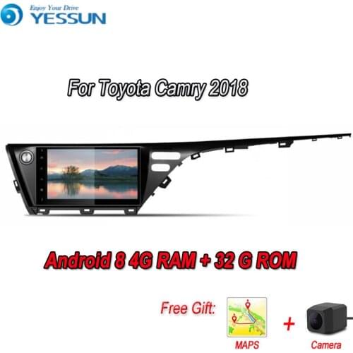 YESSUN Android 8.0 4G RAM For Toyota Camry XV70 2018 Car Navigation GPS Multimedia Player mirror link Radio Touch Screen