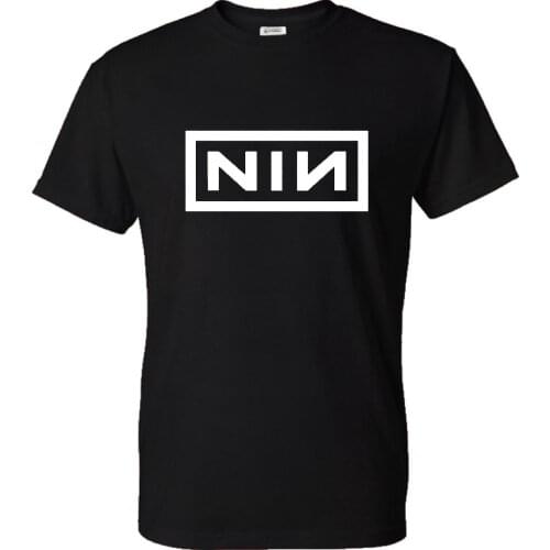 Nine Inch Nails T-shirt Rock Band Men Women Sports Casual Funny Vintage O-Neck Cotton Tshirt NIN Graphic T shirt Unisex Top