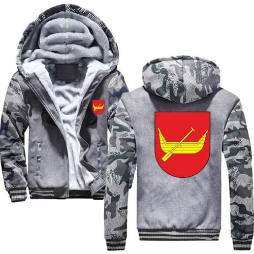 Hot Sale Thick WARM Sweatshirts Lodz City Seal Coat of Arms Birthday Present Hoodies Jacket Harajuku Streetwear