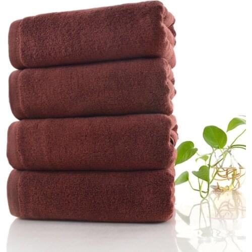Coffee Thick 100% Cotton Hand Face Bath Towels Soft Large Shower Towel Strong Water Absorption Home Bathroom Hotel Adults Kids