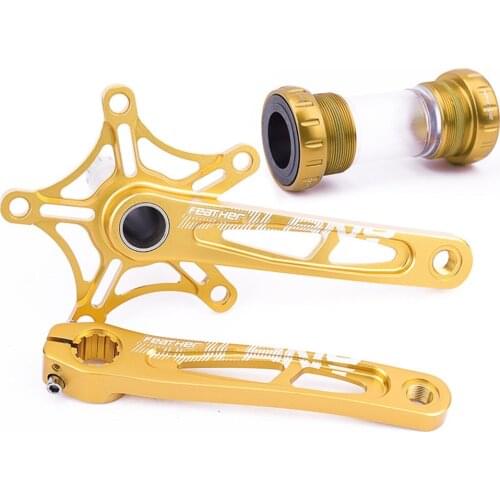Litepro Folding Bike 170MM Crankset Crank Arm Bracket Kit For Folding Car Crank Crankset Axle Set Bicycle Parts