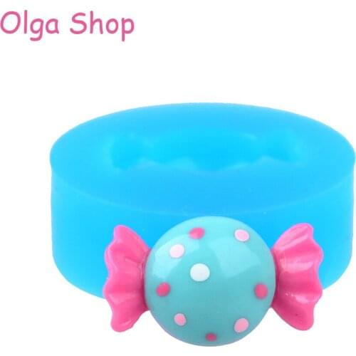 KYL115 20mm Candy Silicone Mold - for Sugarcraft, Fondant, Gum Paste, Cookie Biscuit, Resin, Icing, Chocolate, DIY Handmade Mold