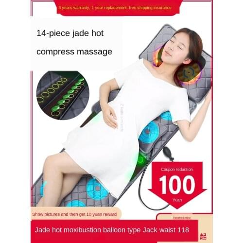 Cervical vertebra massager multi-function household electric kneading instrument for waist, shoulders, back and neck cushion mat