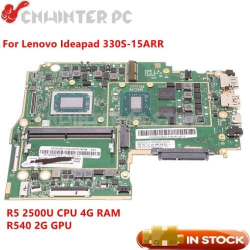 NOKOTION 5B20R27418 For Lenovo Ideapad 330S-15ARR Laptop Motherboard R5 2500U 4G RAM R540 2G GPU