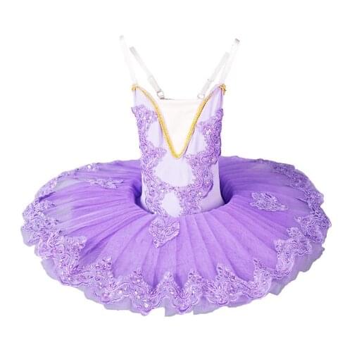 New Tutu Ballet Led Light Swan Lake Ballerina Pancake Tutu Girl Women Adult Child Ballet Dress Kids Dance Costumes Tutu