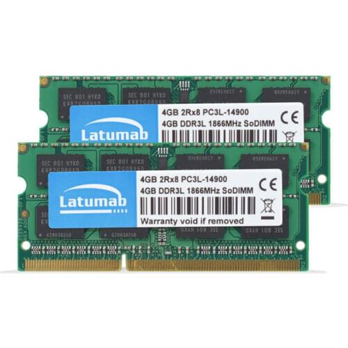 DDR3L RAM 2GB 4GB 8GB 1866MHz 1600MHz 1333MHz 1066MHZ SODIMM RAM Notebook Memory 204 Pins 1.35V Memoria DDR3 RAM Memory Module