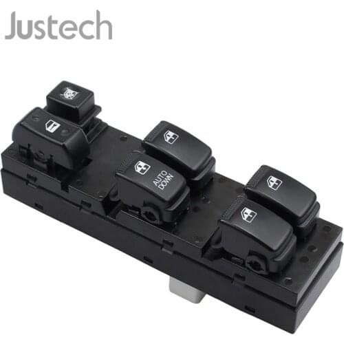 Justech Hot Car Window Switch For Hyundai Tucson 2005-2010 93570-2E000 935702E000 Fit Front Left Driver Side Glass Lift Switch