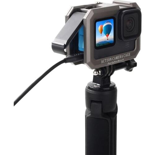 Durable Aluminum Alloy Protective Frame Metal Housing Case Cage for GoPro Hero 9 Black Sport Camera Accessories