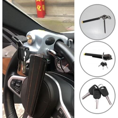 Anti-sawing Durable Heavy Duty Anti-theft Steering Wheel Lock for Autos