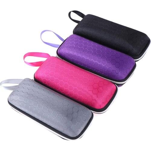 Rectangle Colourful Zipper Sunglasses Eye Glasses Case Eyewear Protector Box