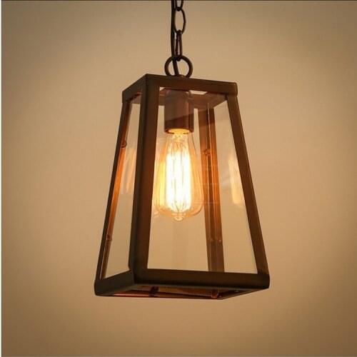 Retro industrial bar American personalized villa corridor warehouse Tieyi tea restaurant Chandelier