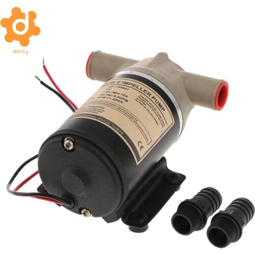 12V 8 GPM 30 LPM Self Priming Centrifugal Impeller Bilge Pump Marine RV For Baot Yacht Truck Trailer Sea/Fresh/Salt/Bilge Water