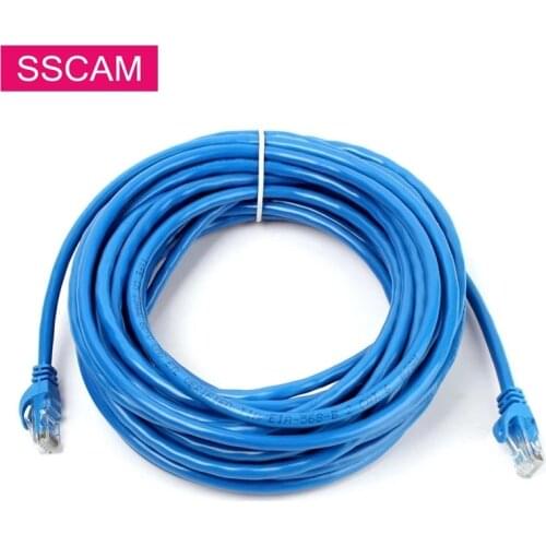Cat6 RJ45 Network LAN Cable High Speed Ethernet PC Computer Router Wire Cables 5M/10M/20M//30M/40M for POE IP Camera