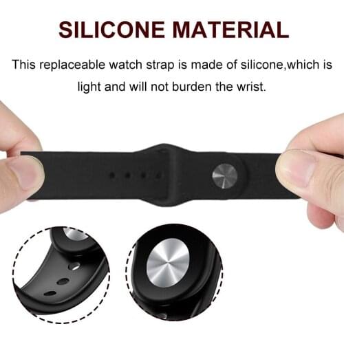 Y68 / D20 Silicone Wristband Replaceable Durable Watch Accessories Comfortable Intelligent Watch Watchband