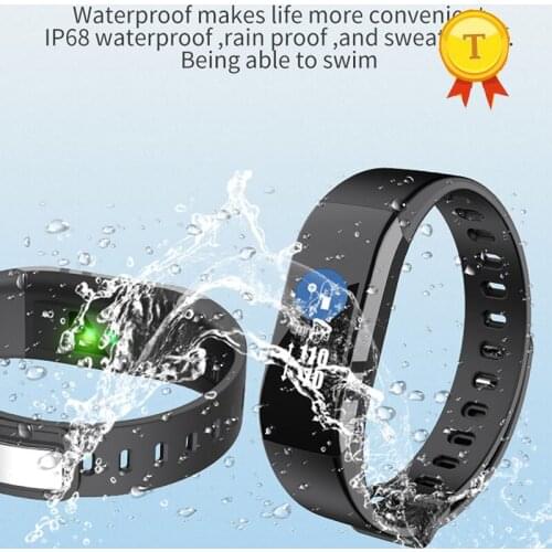 Heart Rate monitor Tracker Fitness man Smart Bracelet Sleep Monitoring Passometer Distance Call SMS reminding smart Wristband