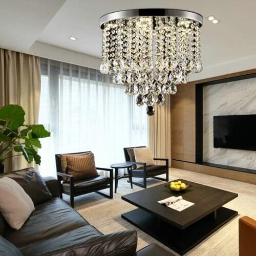 Modern art deco creative Ceiling Light Plafonnier E27 LED crystal vintage ceiling lamp for living room bedroom restaurant cafe