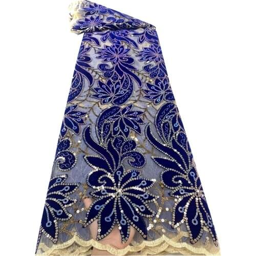 Nigerian Wedding Tulle Lace High Quality 2021 African French Net Mesh Fabric with Small Sequins Fabircs For Sewing zx69-59