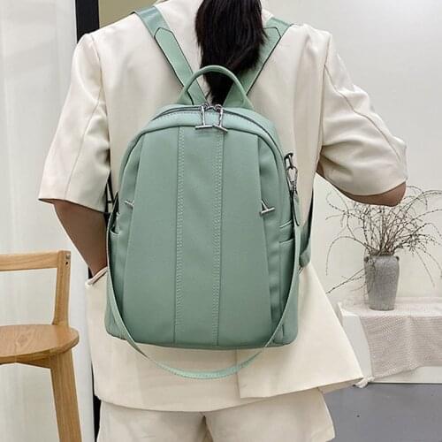 Female PU Backpack Girls Large Capacity Travel Rucksack Casual Lady Shoulder Bag Womens Leather Bagpack Lady Anti Theft Mochila