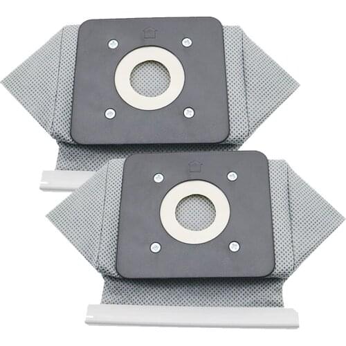 2PCS Washable Vacuum Cleaner Cloth Dust Bag For Philips Electrolux LG Haier Samsung Vacuum Cleaner Non Woven Bags 11x10cm