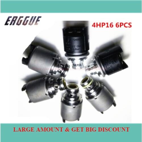 6PCS/SET 4HP16 ZF4HP16 Original Tested Transmission Solenoids KIT CASE for Daewoo for Chevy for Suzuki for Buick