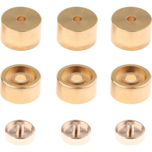 9 Pcs 16mm Metal Exquisite Craftsmanhsip Trumpet Finger Buttons Trumpet Ca Trumpet Repairing Parts