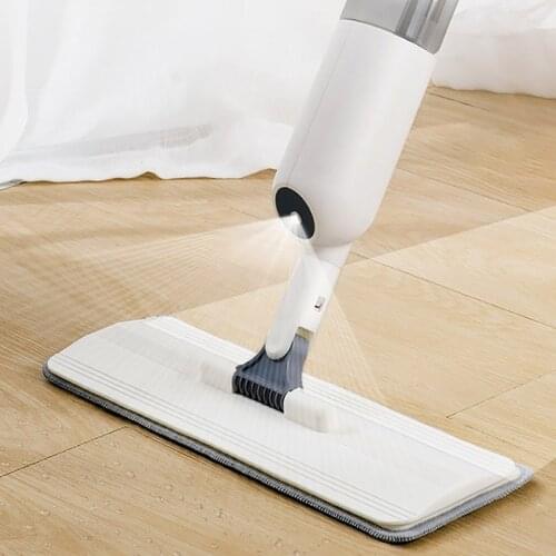 YOREDE Free Hand Wring Spray Mop For Cleaning Floor Carbon Fiber Floor Mops Household Cleaning Products Bathroom Accessories Set