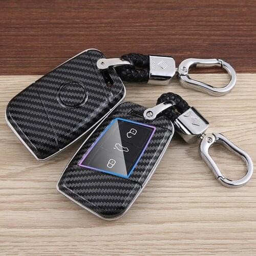 Car Smart Key Case Cover Keychain Shell Fit For volkswagen Passat Arteon Superb Atlas Teramont Jetta Skoda Kodiaq