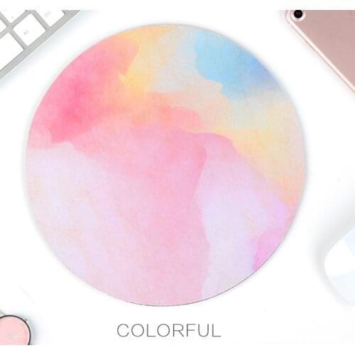 22cm Crirle Round colorful Gaming Working Personalized Durable Mouse Pad Mat Comfort Mice Pads
