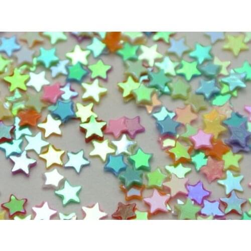 Fashion 50 Gram Mixed Color Star Sequins Loose Tiny 3mm Nail Art clothes Costume jewelry accessories decorative