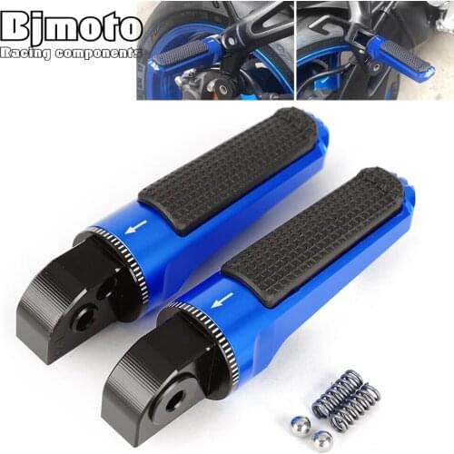 Motorcycle Foot Pegs Rear Passenger Pedal For YAMAHA YZF-R1 2002-2020 R1M 17-20 R6 2003-2020
