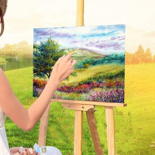 Natural Scenery Summer Days Coloring By Numbers Painting Package Oil Paints 50*70 Painting On Canvas Wall Wholesale