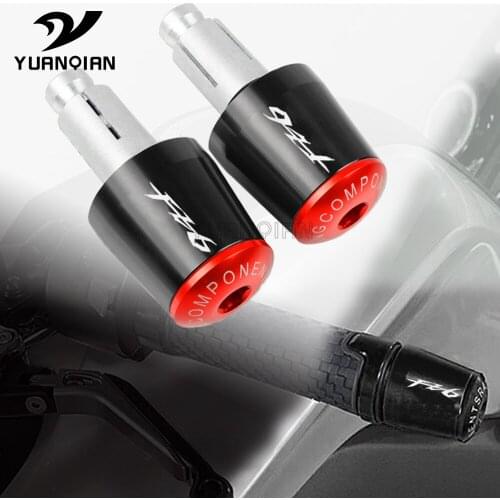 Motorcycle Handlebar End Moto Grip Ends Plus Handle Bar Grips Ends Tips Caps For YAMAHA FZ6 FAZER FZ6R FZ6S FZ6N 1998-2018 2019