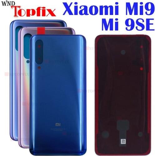 New For Xiaomi Mi 9 Battery Cover Mi9 Explore Back Glass Panel For Xiaomi Mi 9 Battery Cover Mi9 Rear Door Case Mi 9 Housing