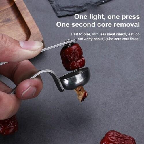 New Jujube Nuclear Remover Stainless Steel Hawthorn Cherry Nuclear Remover Household Manual Nuclear Removal Kitchen Tools 2021
