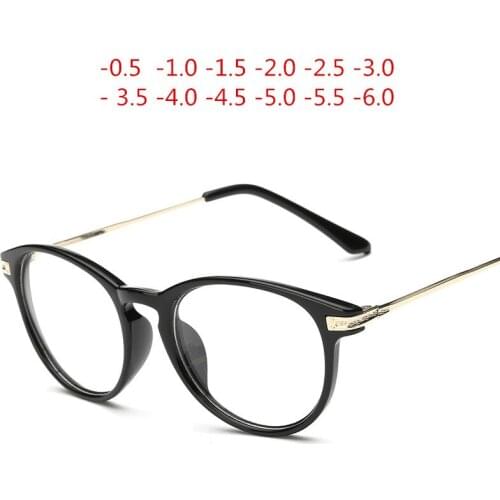 Finished myopia glasses Men Women reading Eyeglasses myopia frame Lens prescription optical astigmatism diopters -50 to -600
