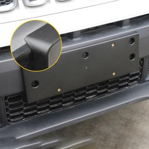 License Plate Frame Tag Cover Holder License plate protection cover Car styling auto Exterior decoration For Jeep Compass
