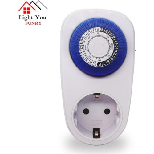 Timing socket 24 hour timer switch controller 16A intelligent mechanical plug air conditioner dedicated socket