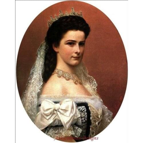 Needlework for embroidery DIY French DMC High Quality - Counted Cross Stitch KitS 14 ct Oil painting - Princess Sissi