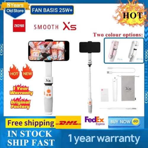 ZHIYUN SMOOTH XS Smartphone Gimbals Selfie Stick Handheld Stabilizer for iPhone Huawei Xiaomi Redmi Samsung VS dji osmo mobile 3