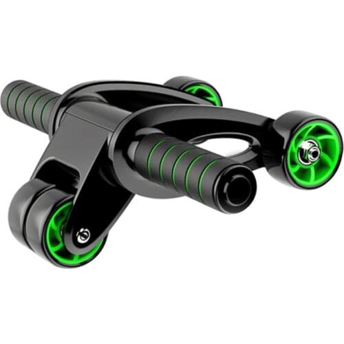 Folding Abdominal Wheel Abdomen Wheel Roller Home Fitness Equipment Training Device With Knee Pad Home Exercise Body Building