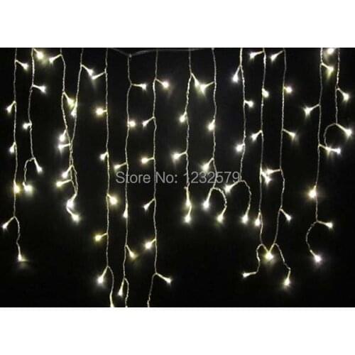 4m 100 SMD Multicolor Holiday Festival Curtain Wedding Lights LED String Strip ice bar lamp Garlands for PARTY FAIRY CHRISTMAS