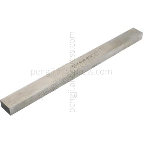 HSS CNC Lathe Tool Bit 10mm x 16mm x 200mm, Square Lathe Turning Tool Blanks, High Speed Steel Rectangular Fly Cutter Mill Blank