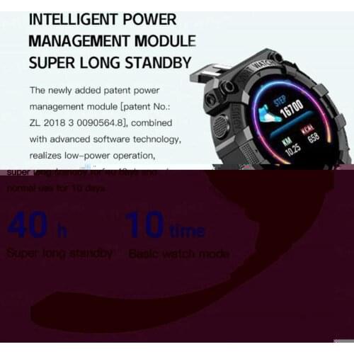 FD68S Smart Watch Women Men Waterproof Heart Rate Monitor Sleep Smart Bracelet For Sports