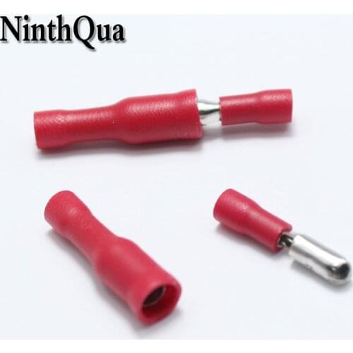 10sets =20pcs bullet terminal car electrical wire connector diameter male & female kits for 22-16AWG cable