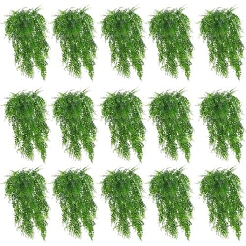 15 Pack Ivy Garland,Greenery Leaf Vine Garland Artificial Foliage for Wedding Party Garden Wall Decoration