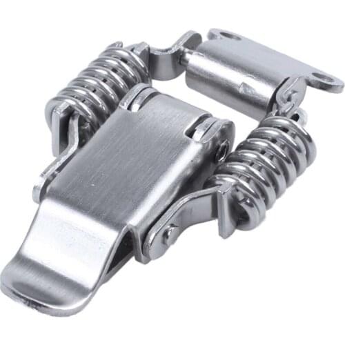 2x Toolbox Draw Compression Spring Toggle Latch Catch Clamp Silver