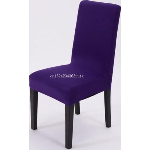 50pcs Chair Cover For Wedding Party Flexible Stretch Spandex Elastic Multifunctional Dining Furniture Covers Home Decoration