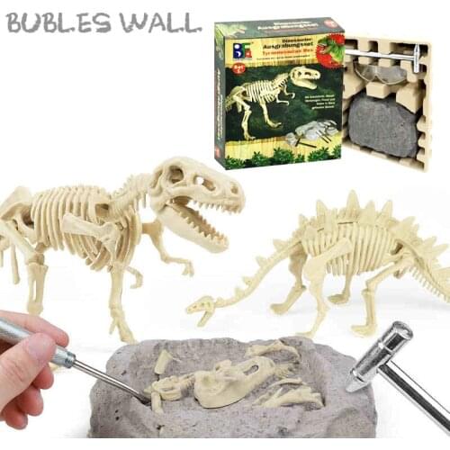 Educational Dinosaur Fossil Excavation Toys Archaeological Dig Toy DIY Assembly Model Toys for Children Kids Gifts Toy Dinosaur