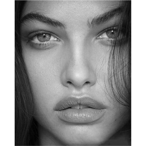 New 5D DIY Full Round/Square Diamond Painting Thylane Blondeau 3D Embroidery Cross Stitch Rhinestone Mosaic Home Decor Gift Y375