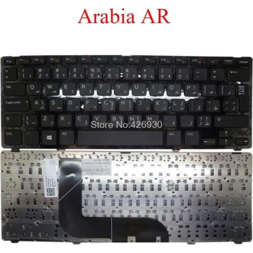 AR Keyboard For DELL For Inspiron 14Z 5423 13Z 5323 For Vostro 3360 Arabia 077T9V 77T9V MP-11K56A06442W black with frame new
